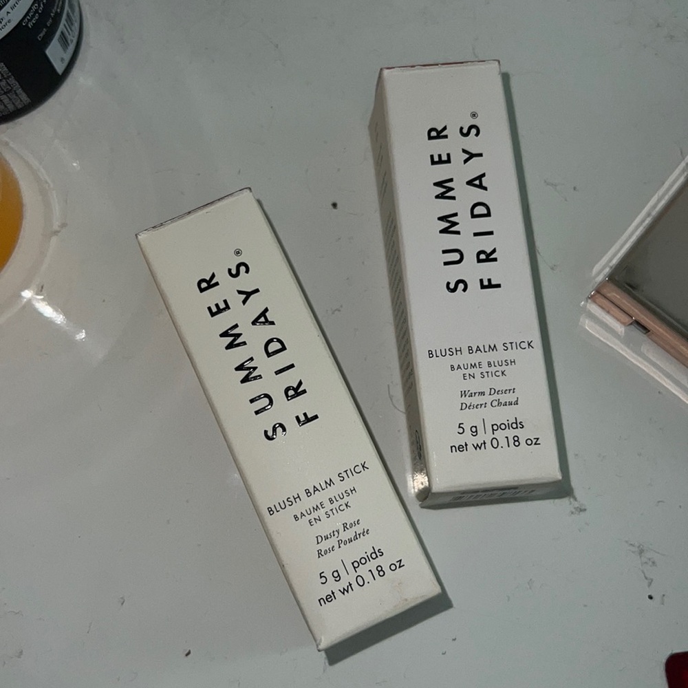 2 summer Fridays blush balm sticks